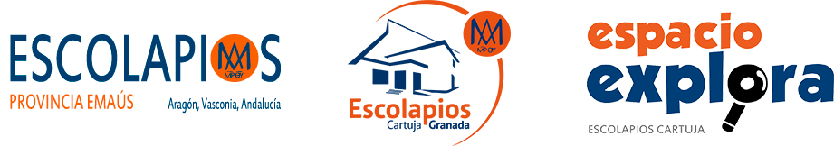 Logos de Escolapios, Colegio Escolapios Cartuja Granada y Espacio Explora